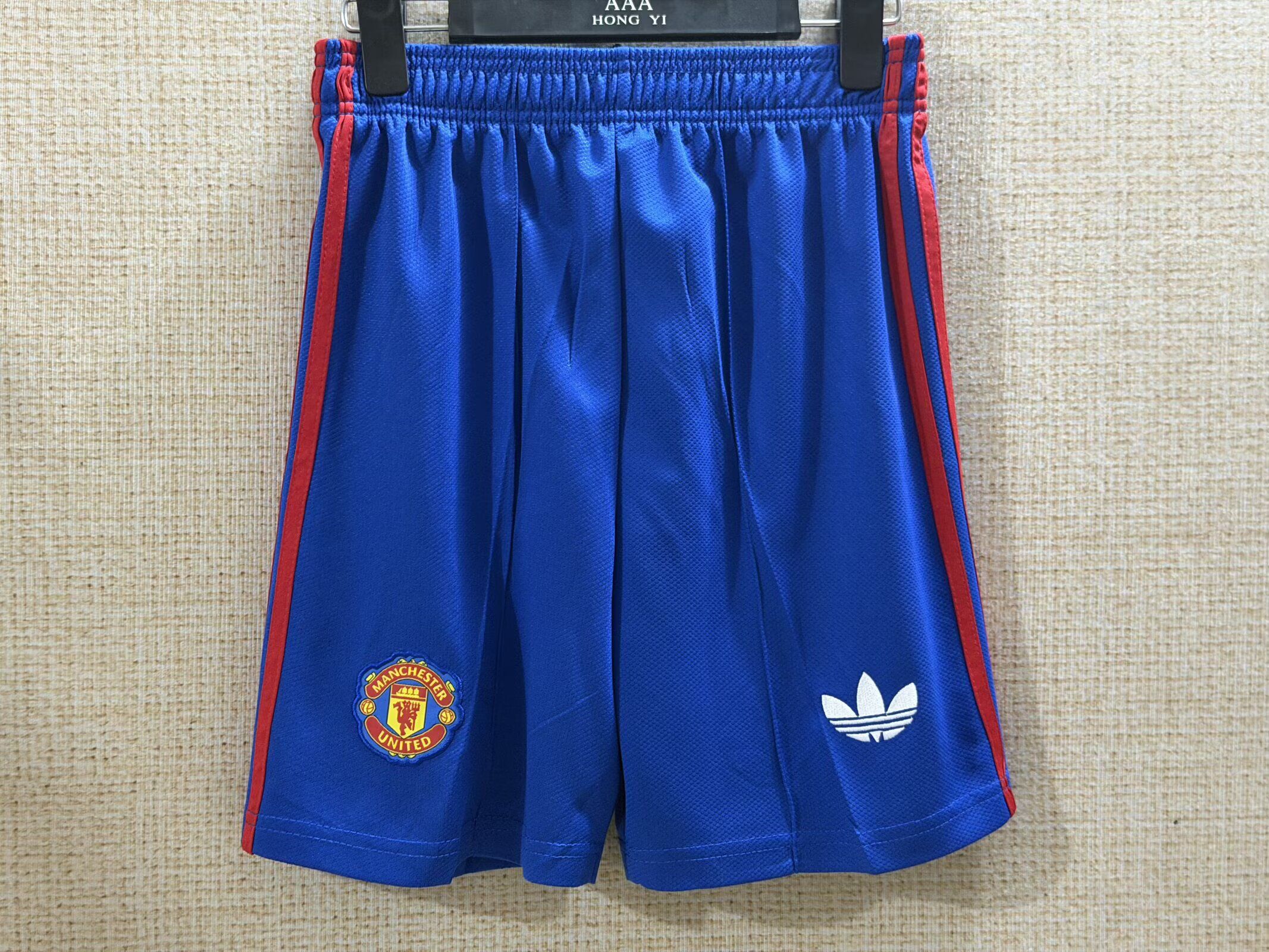 AAA Quality Manchester Utd 26/27 Away Blue Soccer Shorts